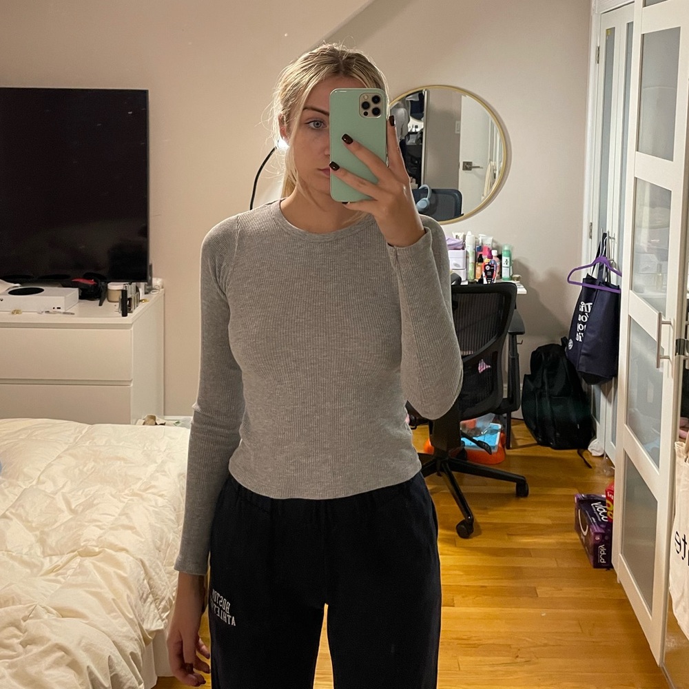 brandy melville waffle top